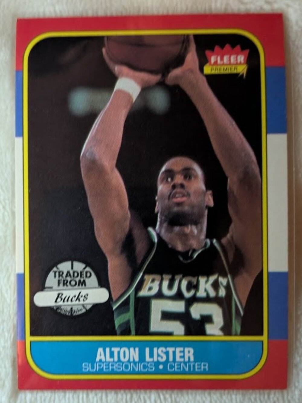 1986 Fleer ALTON LISTER #64
